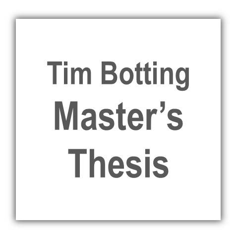 Tim Botting Master's Thesis